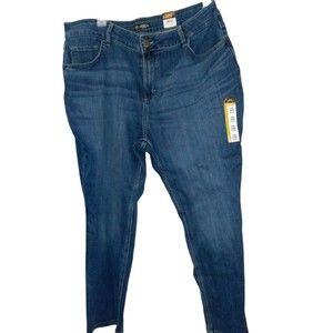 Lee Plus Jeans 20W Petite Relaxed Fit Straight Leg High Rise Soft Denim New Tags